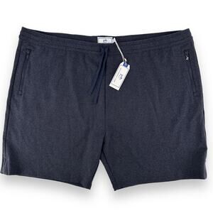 Southern Tide Backrush Heather Navy Blue Lounge Shorts Mens Size XXL Pull On
